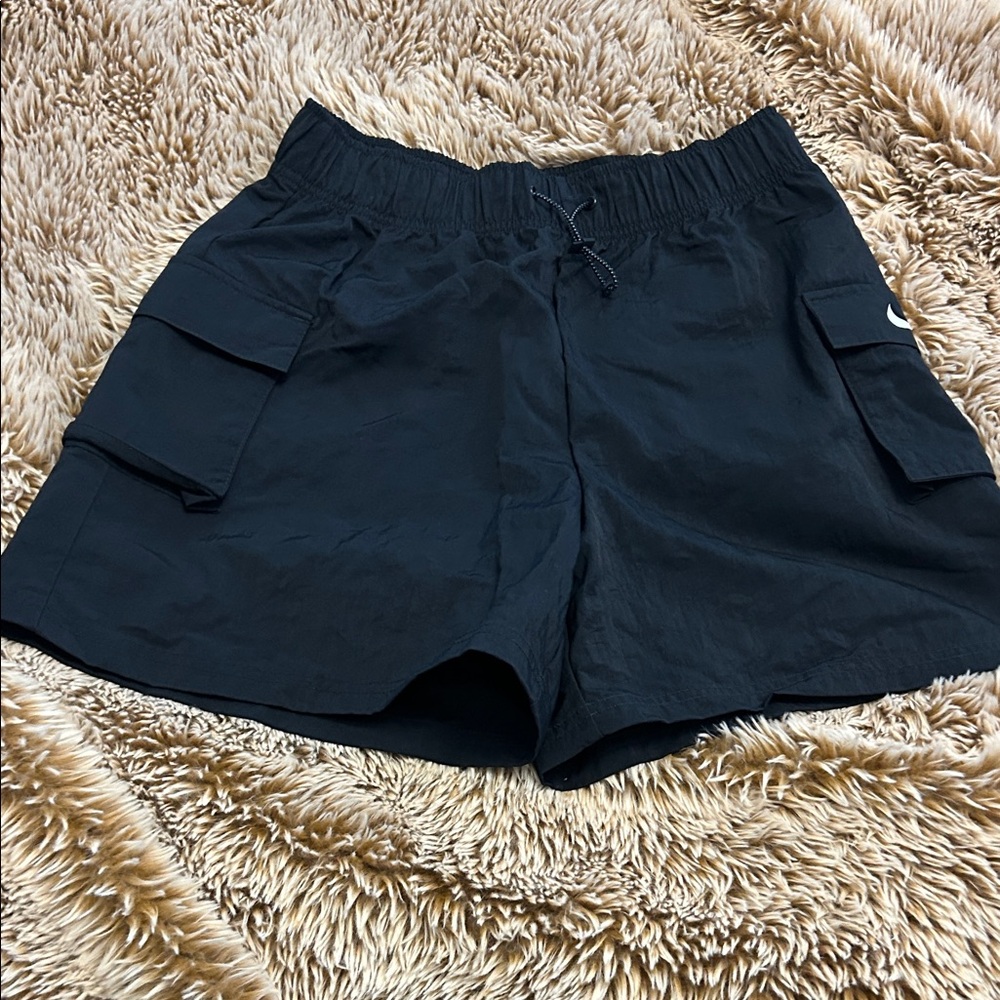 Black Nike Women's Cargo Shorts